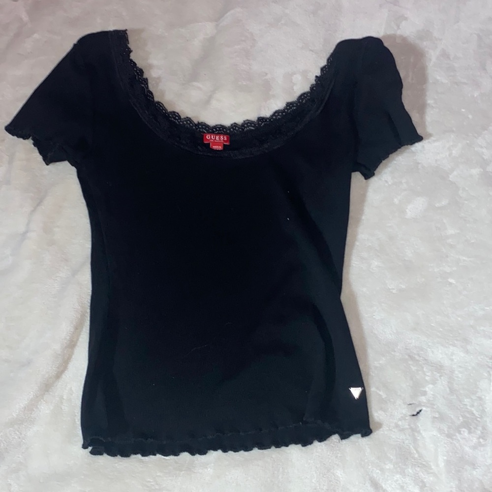 GUESS scoop neck top